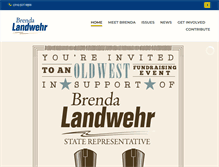 Tablet Screenshot of brendalandwehr.com